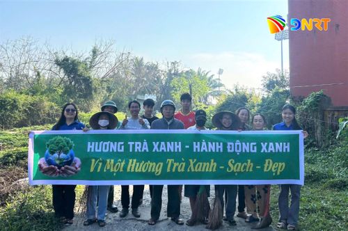 Mô hình “Hương Trà xanh - Hành động xanh” lan tỏa sâu rộng đến cộng đồng dân cư. Ảnh: LÊ THU
