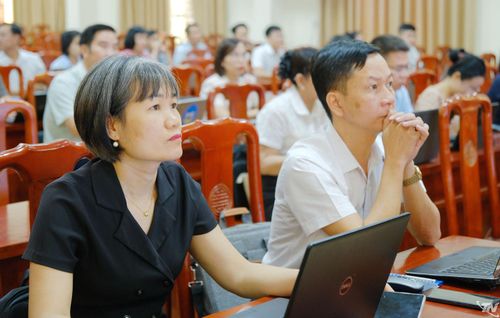 Học viên dự tham gia tập huấn.
