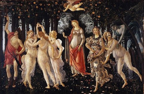 Tác phẩm Primavera được vẽ bởi họa sĩ Sandro Botticelli. Ảnh: wikipedia.