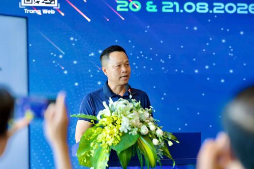 Ông Nguyễn Đức Quỳnh, người sáng lập và Chủ tịch của HORECFEX Việt Nam phát biểu tại buổi họp báo