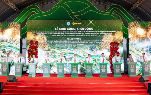 Tập đoàn Sun Group tổ chức lễ khởi động dự án đầu tư kinh doanh kết cấu hạ tầng tại vị trí số 5 thuộc FTZ Đà Nẵng.