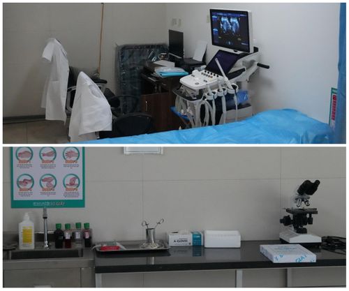Dụng cụ trong Phòng khám Đa khoa Y học Nghệ An. Ảnh: CACC