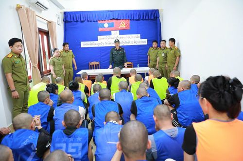 Có 40 đối tượng bị bắt giữ.