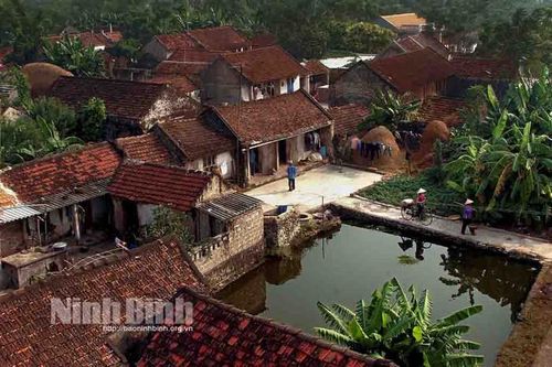Vẻ đẹp của ngôi làng cổ ở Ninh Bình. Ảnh: báo Ninh Bình