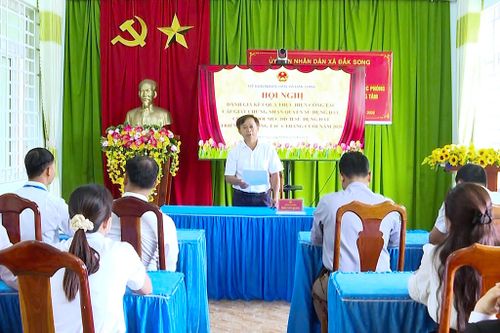 Lãnh đạo UBND xã Đắk Song đặc biệt quan tâm đến việc thực hiện các nội dung trong lĩnh vực đất đai tại địa phương