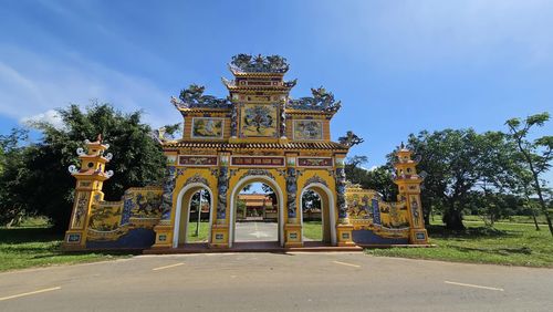 Đền thờ vua Hàm Nghi và các tướng sĩ phong trào Cần Vương tại thôn Tân Sở, xã Cam Lộ - Ảnh: N.T.H