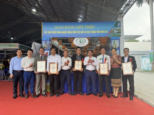 Năm 2023 tỉnh Nghệ An được Bộ Công Thương công nhận 5 sản phẩm/bộ sản phẩm công nghiệp nông thôn tiêu biểu cấp quốc gia năm 2023