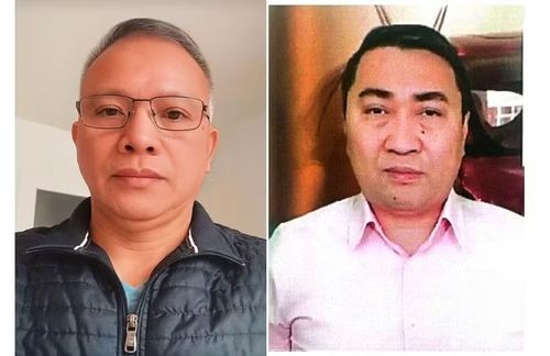 Hai đối tượng Nguyễn Văn Đài và Lê Trung Khoa.