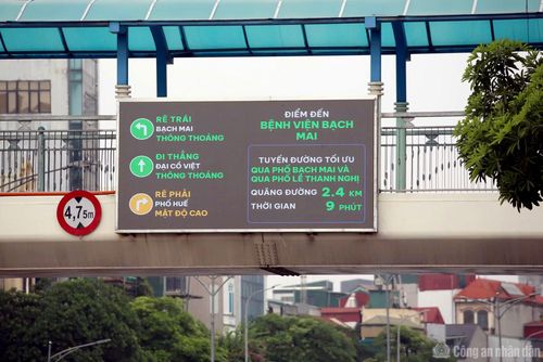 Hệ thống màn LED với dữ liệu hiển thị.