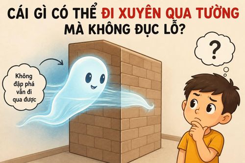 Cái gì có thể đi xuyên qua tường mà không đục lỗ?. (Ảnh minh họa)