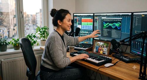 Ứng dụng AI trong sáng tạo nghệ thuật. Ảnh minh họa: AI