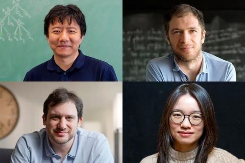 Theo chiều kim đồng hồ từ phía trên, bên trái Yu Deng, John Pardon, Jacob Tsimerman và Hong Wang. Ảnh: Quỹ Simons.