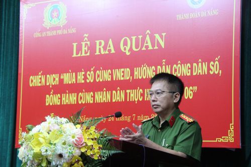 Đại tá Nguyễn Văn Tăng, Phó Giám đốc Công an TP Đà Nẵng yêu cầu lấy sự hài lòng và hiệu quả thực chất của người dân làm thước đo kết quả của chiến dịch