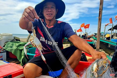 “Chuyến đi này tàu của tôi đánh bắt được gần 10 kg ghẹ và 5 kg tôm tít. Tính ra, trừ tiền dầu cũng thu được gần 2 triệu đồng” - ông Nhâm phấn khởi chia sẻ.
