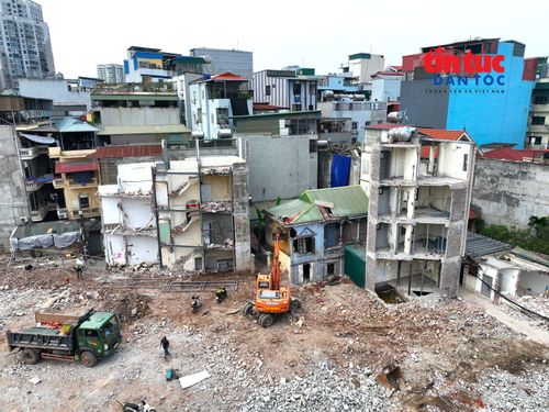 Các hộ dân đủ điều kiện bố trí tái định cư đã được bốc thăm căn hộ tại khu tái định cư phường Thượng Cát.