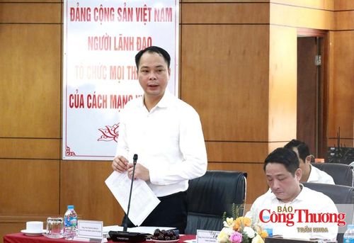 Ông Ngô Khải Hoàn, Chủ tịch HĐQT VEAM phát biểu tại buổi làm việc.