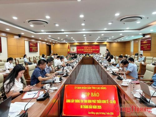 Quang cảnh buổi họp báo.