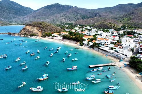 Một góc làng biển Ninh Vân hôm nay.