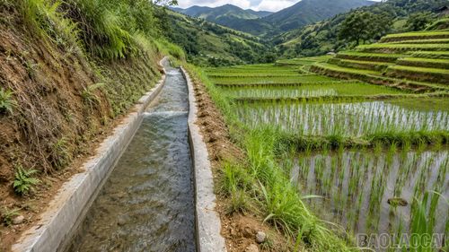 Những tuyến kênh dẫn nước phục vụ sản xuất đã được khắc phục.