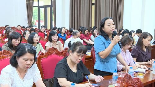 Các đại biểu nêu ý kiến tại hội nghị. Ảnh: Thanh Hà