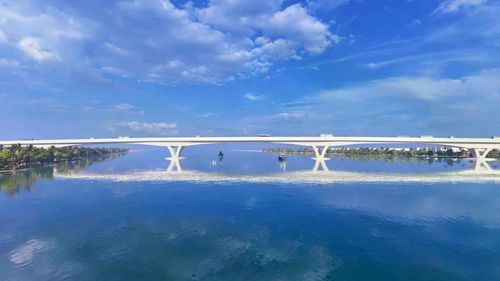 Phối cảnh cầu Mễ Sở thuộc tuyến Vành đai 4 - Vùng Thủ đô Hà Nội do CC1 triển khai. Ảnh: CC1