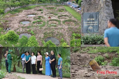 Tại đây, người dân được nghe thuyết minh về một thời khói lửa chiến tranh và sự hy sinh anh dũng của các anh hùng liệt sĩ vì sự nghiệp giải phóng dân tộc, thống nhất Tổ quốc.
