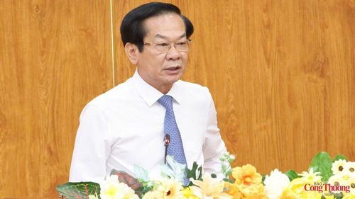 Ông Đỗ Thanh Bình, Bí thư Thành ủy Cần Thơ, phát biểu nhận nhiệm vụ.