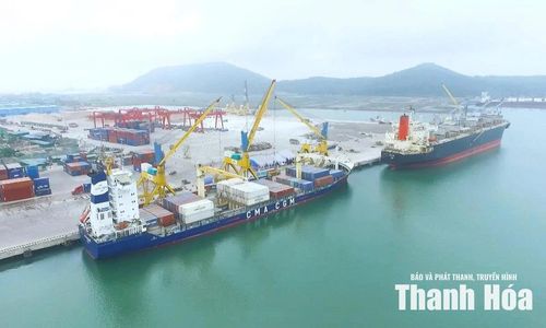 Sản lượng hàng hóa thông qua Cảng Nghi Sơn đã đạt tới 62 triệu tấn vào năm 2025.