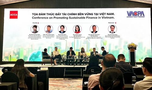 VACPA phối hợp với ACCA tổ chức tọa đàm "Thúc đẩy tài chính bền vững tại Việt Nam". Nguồn ảnh: Phương Linh