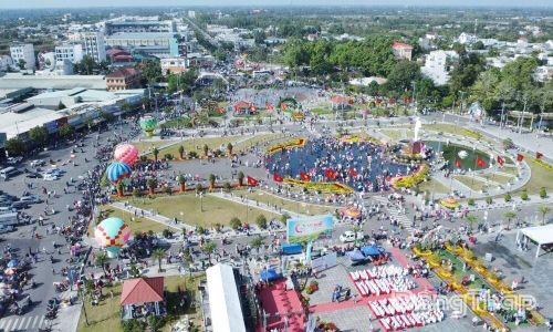 Diện mạo đô thị văn minh, hiện đại của Sa Đéc hôm nay. Ảnh: Hoài Thảo