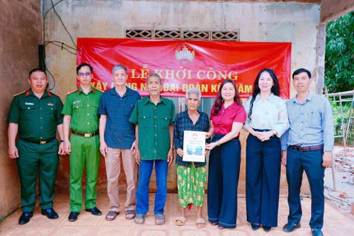 Khởi công xây dựng nhà Đại đoàn kết cho gia đình bệnh binh K’Dun, phường Đông Gia Nghĩa