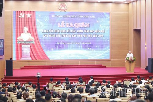 Quang cảnh lễ ra quân.