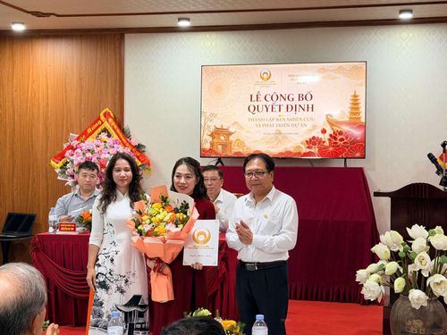 Bà Phạm Hải Yến, Ủy viên Ban Chấp hành Hiệp hội Phát triển Công nghiệp Văn hóa Việt Nam được tín nhiệm bổ nhiệm giữ chức vụ Trưởng Ban Nghiên cứu Phát triển Dự án. 