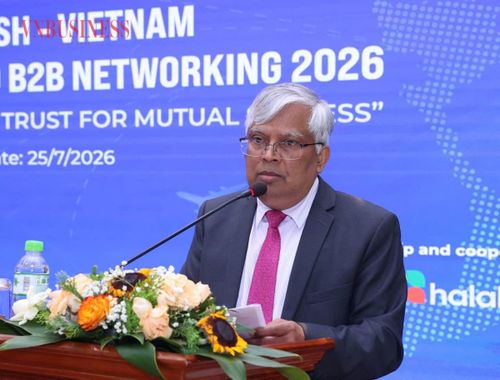 Đại sứ Bangladesh tại Việt Nam Md. Lutfor Rahman phát biểu tại diễn đàn.