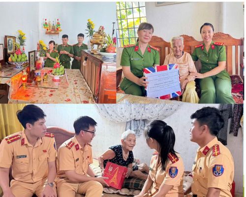 Lực lượng Công an TP Huế tổ chức nhiều hoạt động “Đền ơn đáp nghĩa” nhân dịp kỷ niệm 79 năm Ngày Thương binh - Liệt sĩ (27/7/1947 - 27/7/2026).