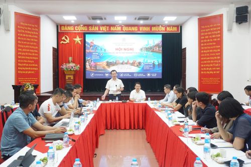 Ông Phạm Xuân Tài - Phó Giám đốc Sở Văn hóa và Thể thao Hà Nội - phát biểu tại Hội nghị. Ảnh Đình Bảo