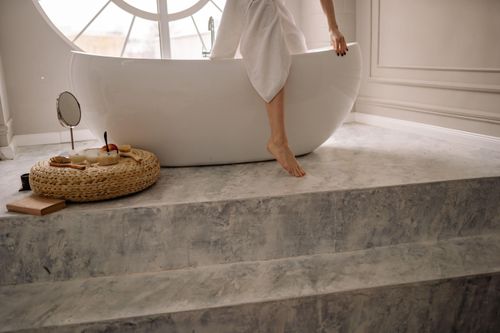Bồn tắm đẹp nhưng tiềm ẩn rủi ro. Ảnh minh họa: Yan Krukau/Pexels.