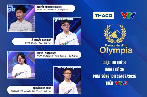 4 ứng viên trong cuộc thi quý III, năm thứ 26. Ảnh: BTC.