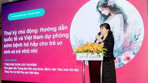 Phó Giáo sư, Tiến sĩ Lưu Thị Hồng trao đổi tại tọa đàm.