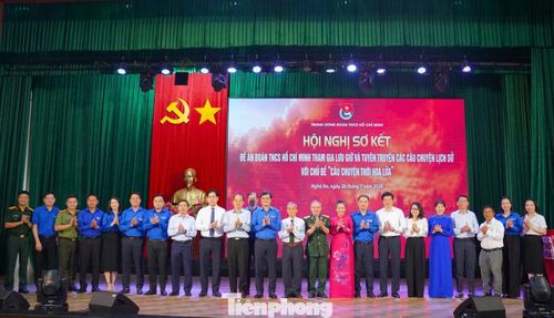 Các đại biểu chụp ảnh lưu niệm.