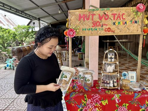 Mỗi nhà vườn tại Cồn Sơn đều tạo cho mình một sản phẩm du lịch riêng.