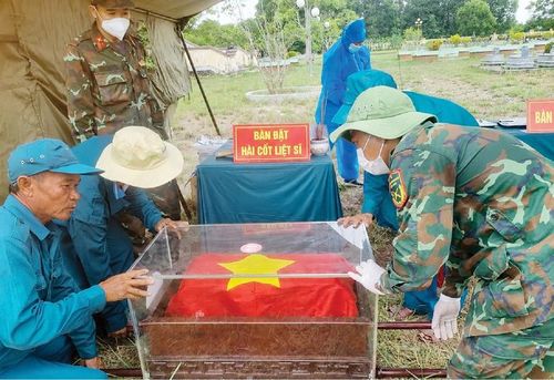 Tại khu vực lấy mẫu