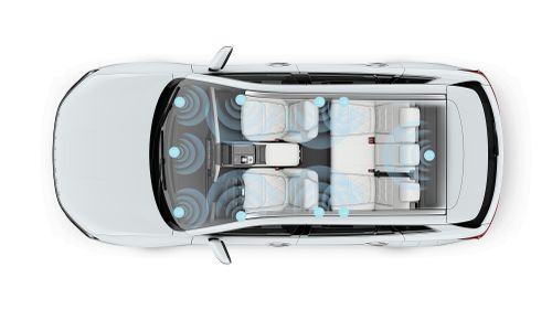 Territory Platinum được nâng tầm với hệ thống 10 loa vòm. Nguồn: Ford Việt Nam.