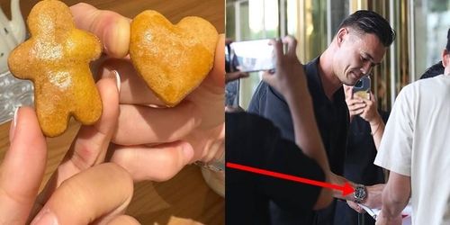 ...và vòng tay có kiểu dáng y hệt phụ kiện quen thuộc của Lê Giang Patrik. Ảnh: MXH