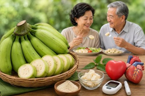 Chuối xanh là nguồn cung cấp tinh bột kháng và chất xơ, có thể hỗ trợ sức khỏe đường ruột, kiểm soát đường huyết và góp phần bảo vệ tim mạch ở người sau 50 tuổi khi được sử dụng hợp lý.