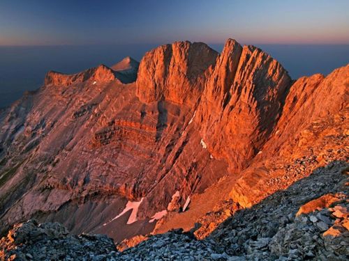  Olympus là ngọn núi cao nhất Hy Lạp với chiều cao cao 2.918 m so với mực nước biển. Ảnh: National Geographic. 