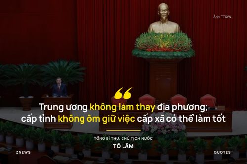  Trung ương không làm thay địa phương; cấp tỉnh không ôm giữ việc cấp xã có thể làm tốt; khi công việc của cấp xã còn khó thực thi, khi chưa bảo đảm thẩm quyền, nhân lực, tài chính, dữ liệu, công cụ và hướng dẫn thì cấp tỉnh có trách nhiệm tháo gỡ và giải quyết, không để tồn đọng. Năng lực thực thi của cấp xã, sự hài lòng của người dân, doanh nghiệp là thước đo hiệu quả hoạt động của cả hệ thống. 