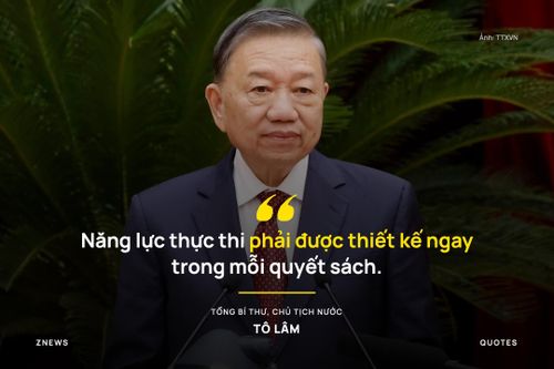  Trung ương thống nhất cơ chế bảo đảm để các quyết sách được tổ chức thực hiện đồng bộ, có thể kiểm soát, đo lường và quy trách nhiệm. Năng lực thực thi phải được thiết kế ngay trong mỗi quyết sách. Mỗi nhiệm vụ phải rõ cơ quan chủ trì, đầu mối chịu trách nhiệm, thẩm quyền, điều kiện thực hiện, thời hạn và sản phẩm; kiểm tra, giám sát thường xuyên để cảnh báo, điều chỉnh kịp thời. 