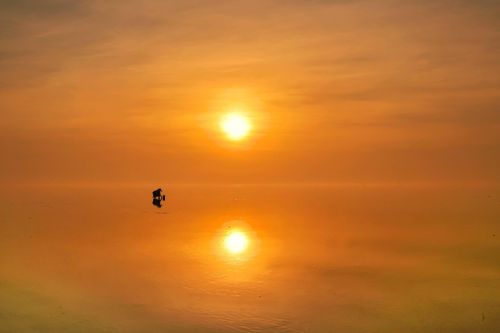  Bãi biển Quang Lang tại xã Thái Thụy (Hưng Yên), sáng 26/7. Ảnh: Phạm Tú. 