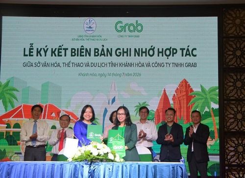 Sở VHTTDL Khánh Hòa ký kết hợp tác với Grab Việt Nam đẩy mạnh chuyển đổi số trong quảng bá điểm đến, thu hút du khách, phát triển du lịch